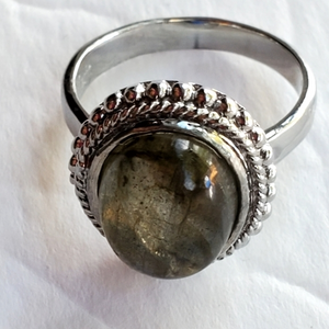Women's Karis Smoky Quartz Look Ring Size‎ 7 NWOT
